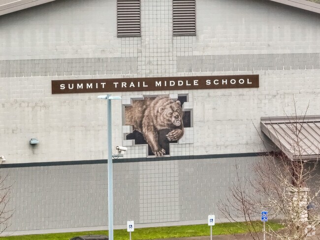 Summit Trail Middle School bear logo.