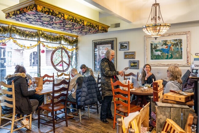 Newlin residents meet for lunch at Taula's Table in Kennett Square.