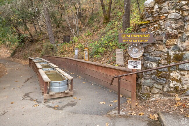 Gem panning at The Gold Bug Park Mine in Placerville is a fun family activity.