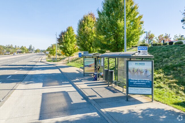 Public transit is accessible to residents in Shingle Springs.