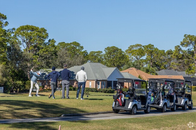 Tee off for a day on the golf course in Marsh Creek.