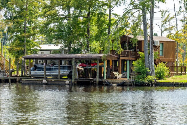 Explore the beauty of lakefront living in Gillis, Lake Charles, with scenic waterfront homes.