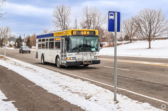 The Fairview Southwest neighborhood offers frequent bus service for easy transportation options.