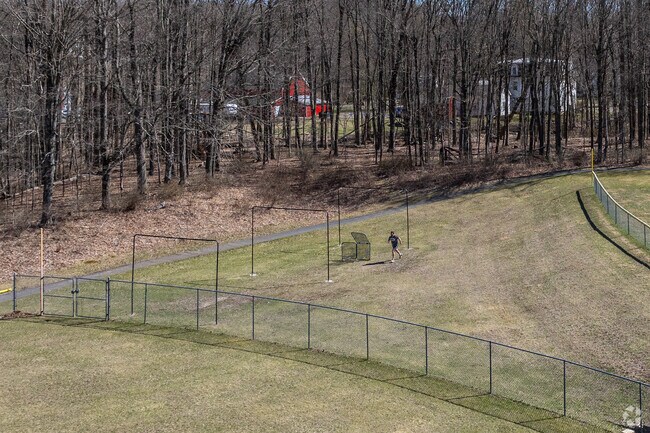 Stanford Recreation Park features workout equipment to keep the community healthy.
