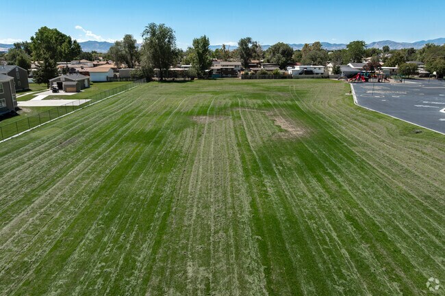 Heartland Elementary School has a large multi use field.