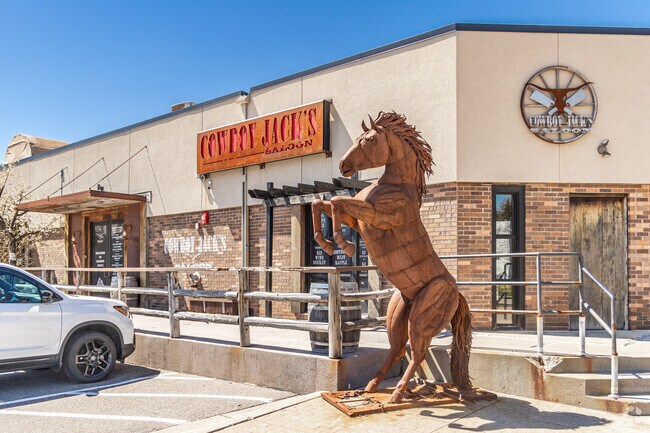 Cowboy Jacks is located in Brighton Village and is a favorite summertime restaurant and patio hangout for the Black Forest neighborhood.