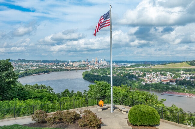 Mt. Echo Park offers spectacular views of the Ohio River and greater Cincinnati area.
