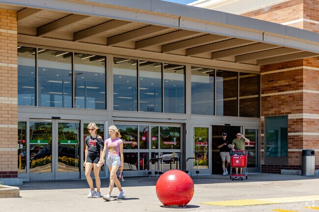 North of Otter Creek, along Randall Road, are large retail stores including Target.