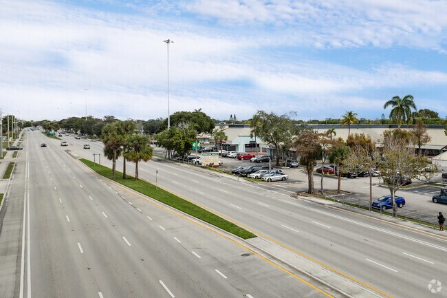 University Drive near Boulevard Woods North has many businesses for residents to explore.