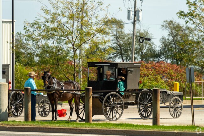 Elkhart County near Benton hosts one of the nation's largest Amish communities.