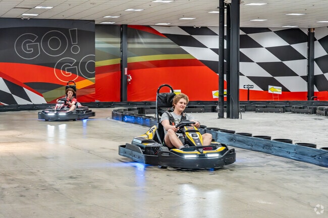Scene 75 near Tuttle West is one of the largest indoor entertainment centers in the country.