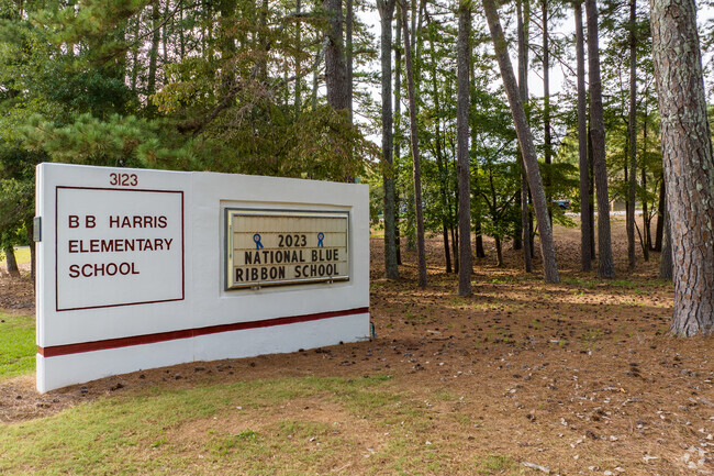 B.B. Harris Elementary School is located at 3123 Claiborne Dr NW, Duluth, GA 30096.