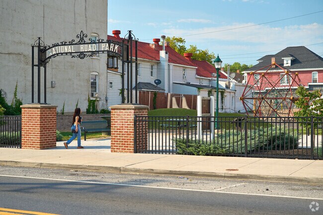 The National Road Park is an innovative use of space designed by West End residents.
