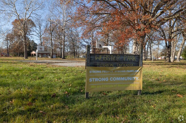 Webster Park is located on the westmost end of the Laurel Valley neighborhood of Marion.