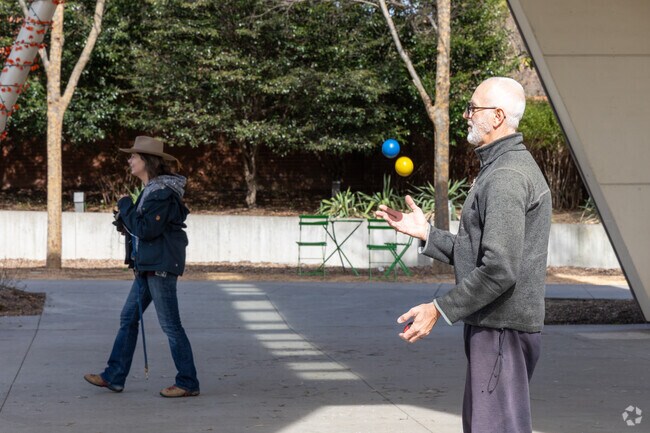 There are frequent events that happen in downtown Greensboro, near Steeple Chase.