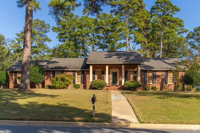 Homes surrounded by trees are common in Westover.