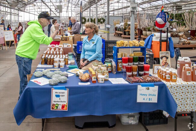 Aspen Ridge Honey Farm has honey and beeswax products at the Fridley Winter Farmers Market.