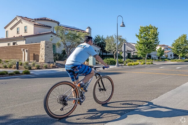 Residents of Tesoro Viejo love to bike around the community.
