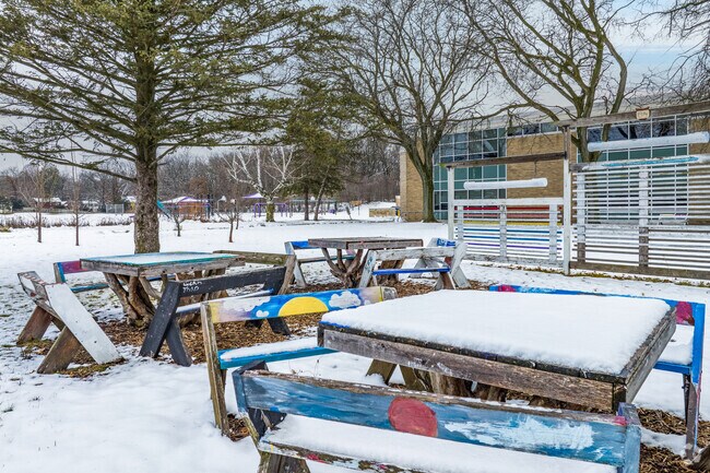 There's even an outdoor classroom at Orchard Ridge Elementary School in Madison.