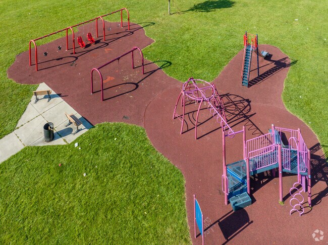 Littlefield Playground is perfect for local kids trying to get exercise.