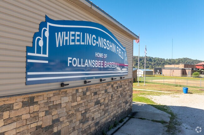 Wheeling-Nisshin Steel field lies near the Ohio River in Follansbee.