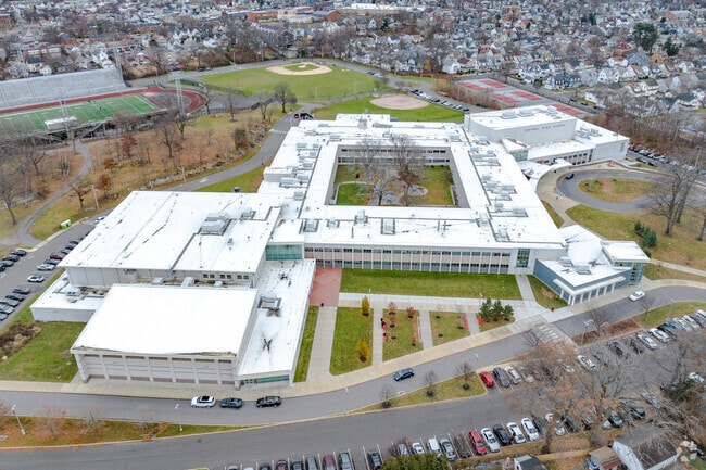 Central High School at 1 Lincoln Blvd in Bridgeport, CT.