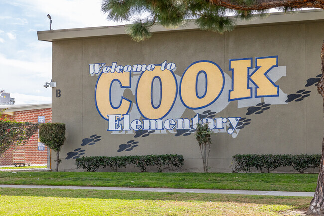 Your children wont want to leave the play grounds at Cook Elementary School.