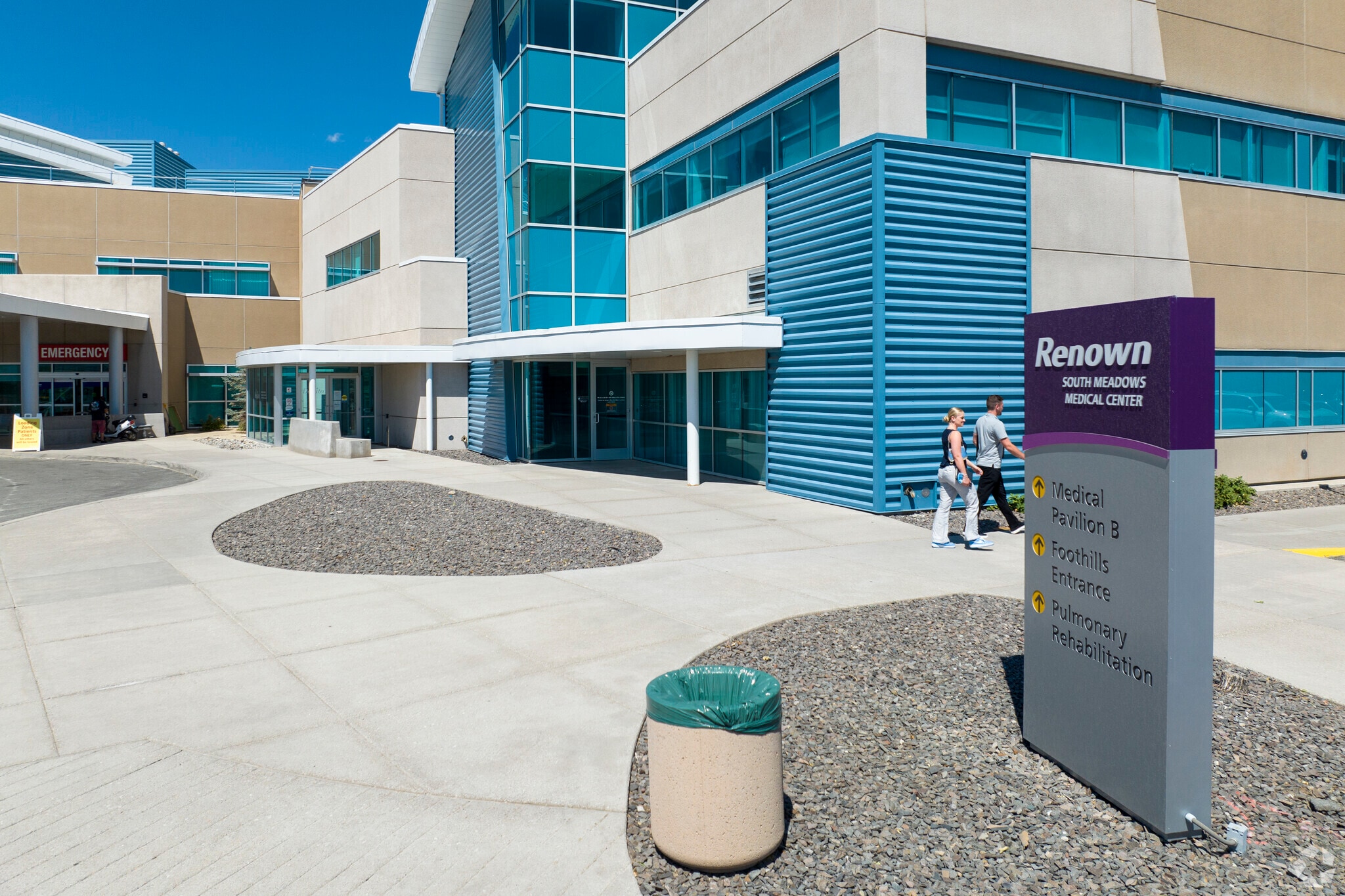 Renown, one of Reno's highest rated hospitals, has a second location in South Meadows.