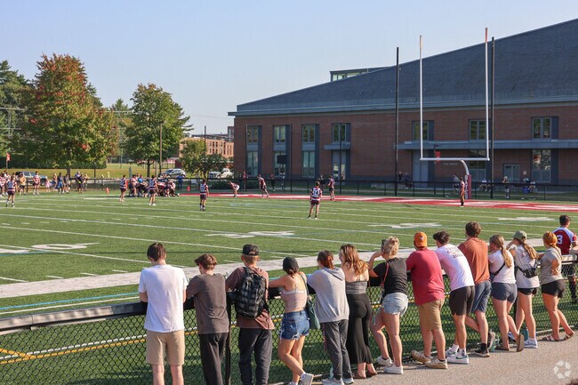 Bates College is in the heart of the Lewiston neighborhood.