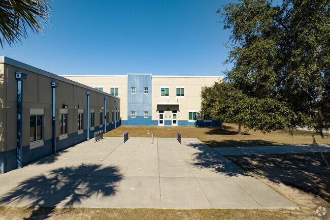 Gadsden Elementary School students enjoy a large campus.