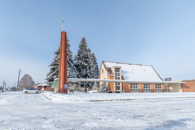 Gethsemanee Lutheran is located off of an arterial road.