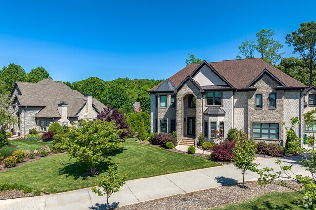 Johnson Street Park showcases Neo-Traditional two-story homes for a charming residential vibe.