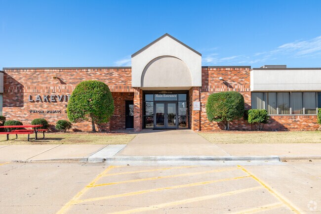 Lakeview Elementary takes pride in the landscaping and appearance of the school.