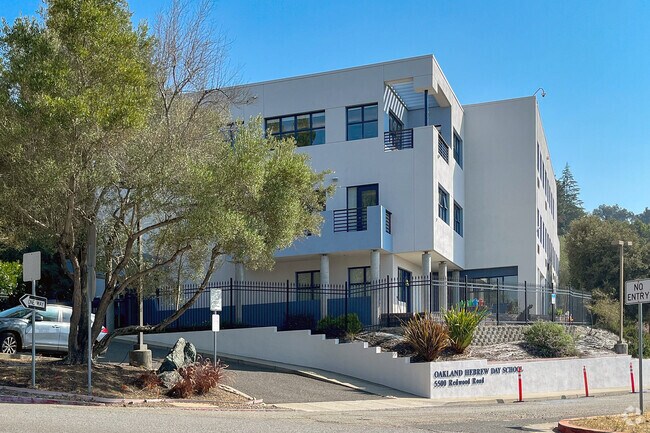 Skyline-Hillcrest Estates is home to  Oakland Hebrew Day School, which is a private school.