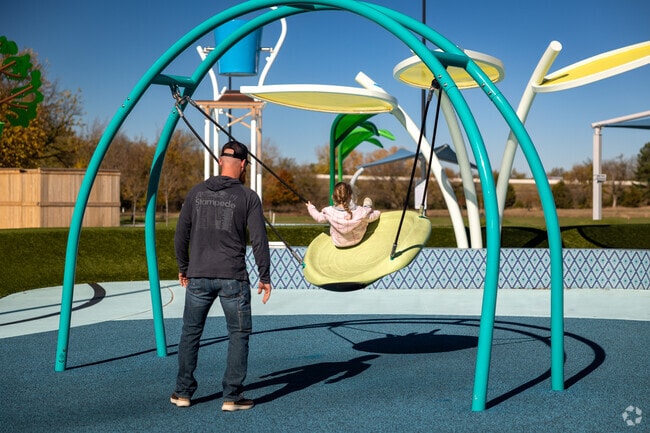 Kids love to play on the playground at 13th Street Sports Park.