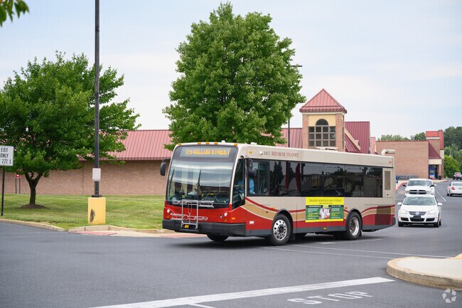 There's public transportation in Willow Street.