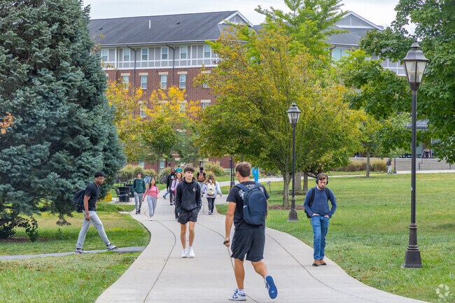 Millersville University enrolls 7,500 students and is located adjacent to Quaker Hills.
