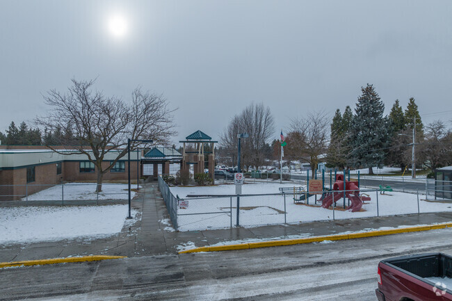Salnave Elementary offers multiple play areas for its students.