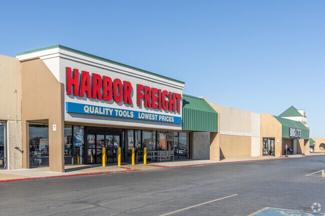 Harbor Freight and Big Lots add to the convenience and draw of Town West in Oakhurst.