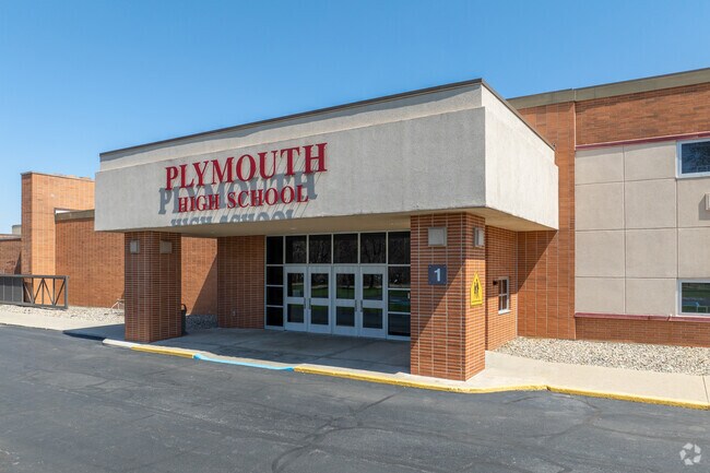 Plymouth High School is a public school with football, soccer and track teams in Plymouth.