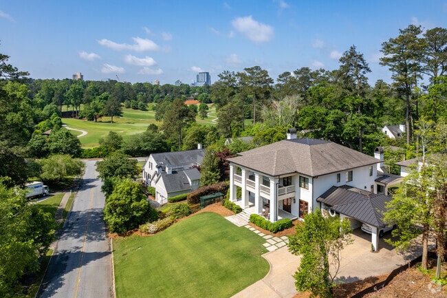 Brookhaven is known for its large homes and two golf courses.