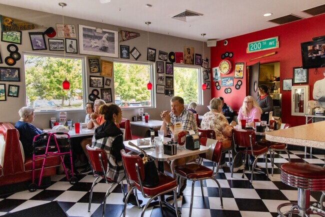 Bristol 45 Diner is a classic 1950's-style restaurant that is a popular place to gather.