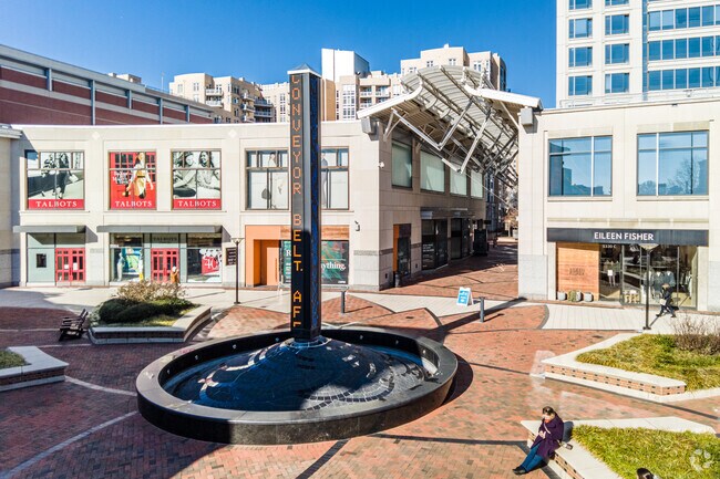The Shops at Wisconsin is a popular shopping area in the Friendship Heights neighborhood.
