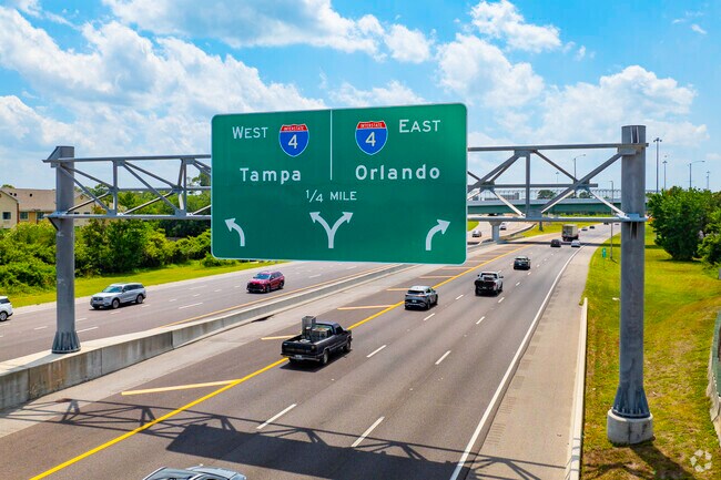 Interstate 4 provides North and South access for Williamsburg residents.