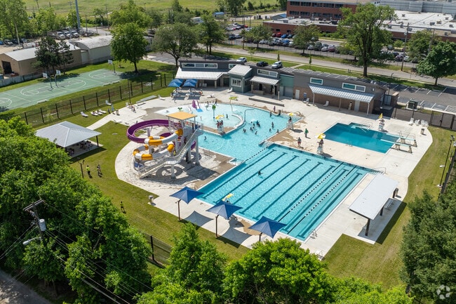 The aquatic center at Windsor Park is a popular hangout on hot summer days.