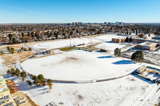Thomas Jefferson High School in Denver has a baseball field for students to enjoy.