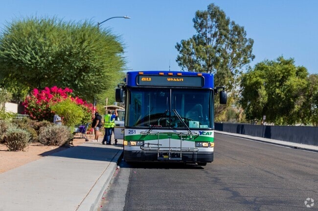 Falls Ranch has convenient bus stops throughout the neighborhood.