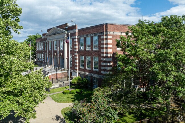 New Mission High School is located in the Hyde Park neighborhood.