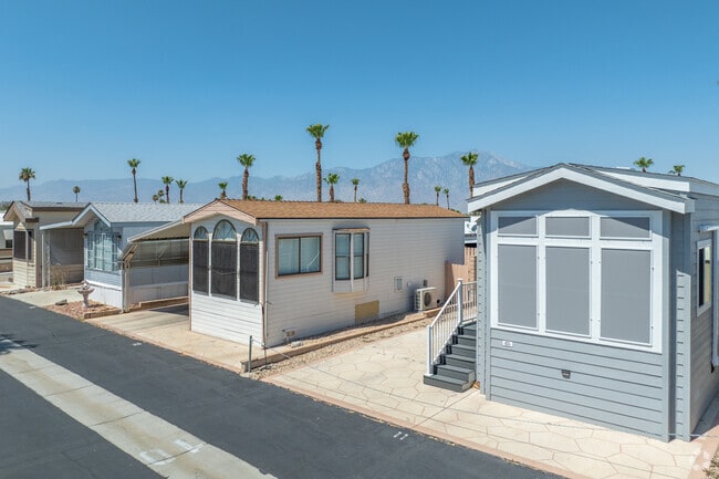 Experience peace of mind and community connections in the gated manufactured homes of Desert Edge.