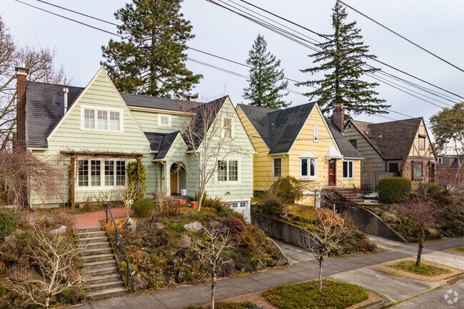 Sabin has cross-gabled craftsman-style homes, updated historic foursquares and contemporary houses.